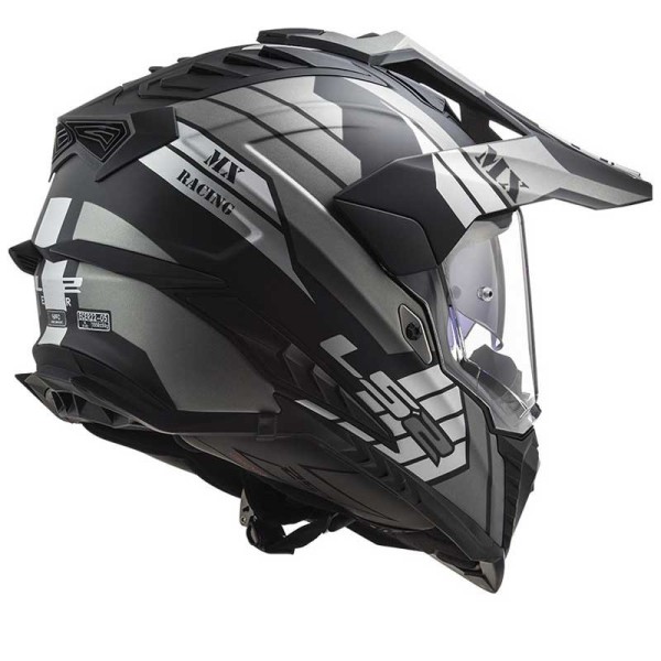 Casco LS2 MX701 Explorer Carbono Adventure Azul -06