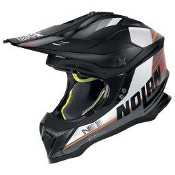 Casco motocross Nolan N53 Fender púrpura