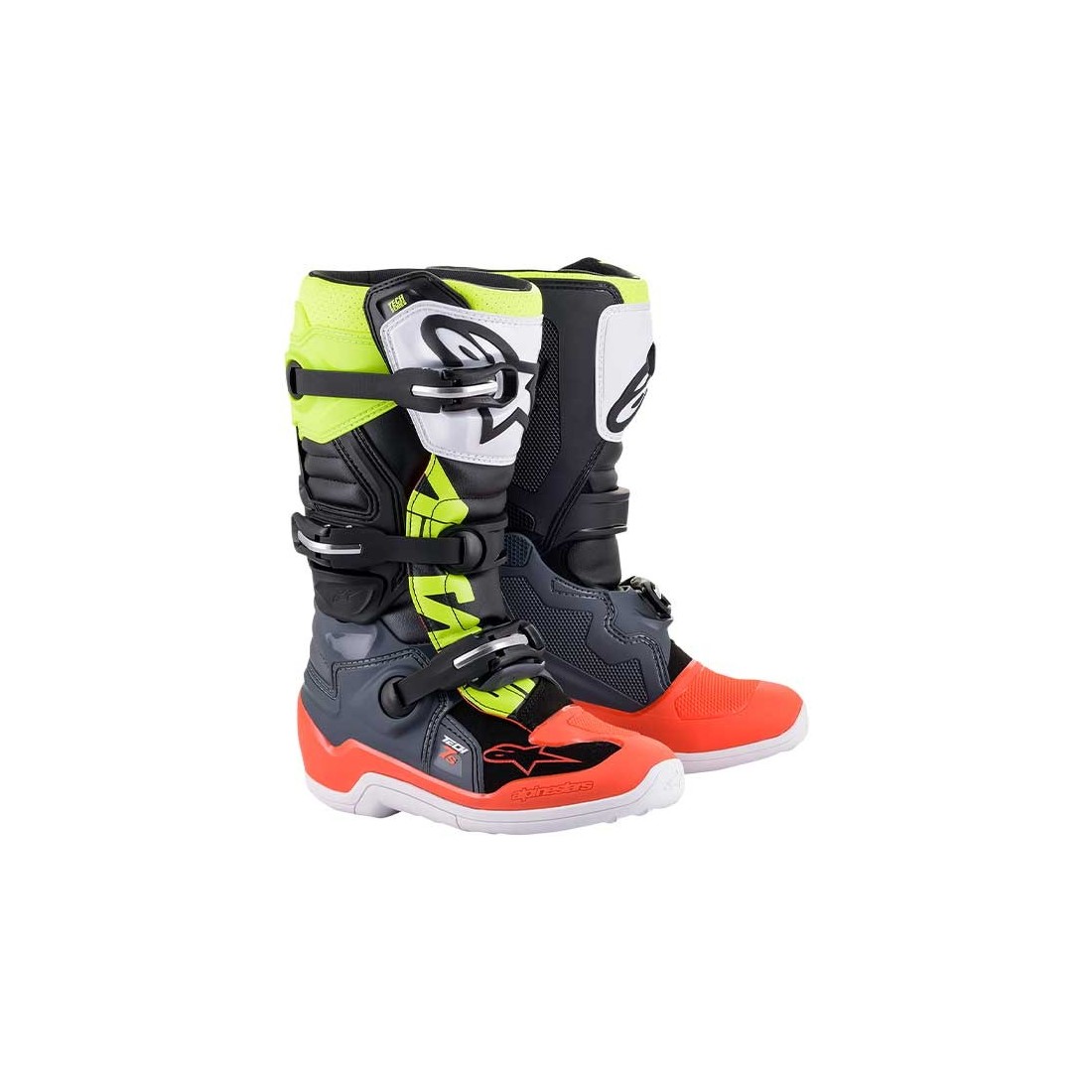 Alpinestars MX Pants Fluid Chaser Anthracite/Coral Fluo | Maciag Offroad