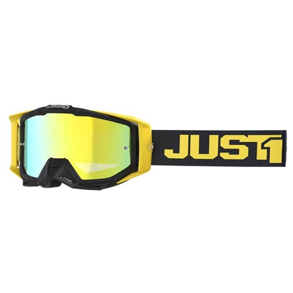 Motocross goggles Just1 Iris Track black yellow