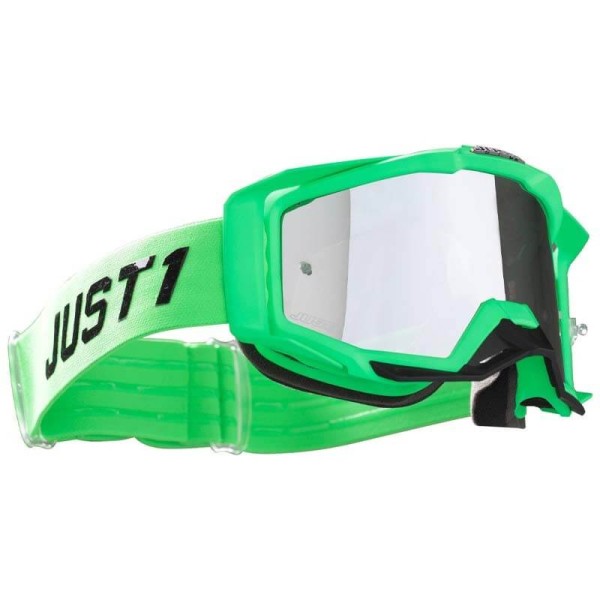 Motocross goggles Just1 Iris Pulsar fluo green