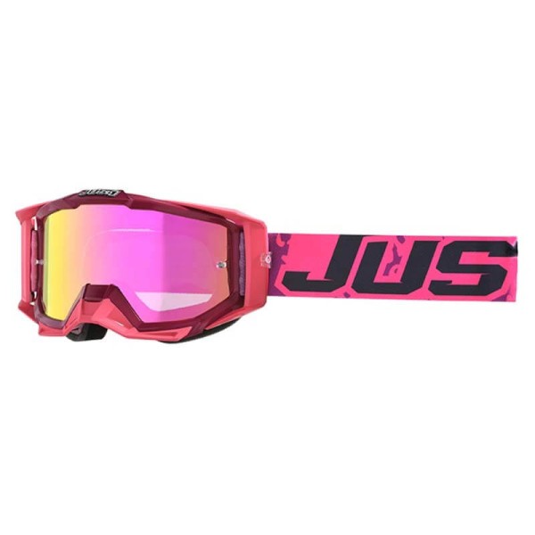 Masque motocross Just1 Iris Leopard pink