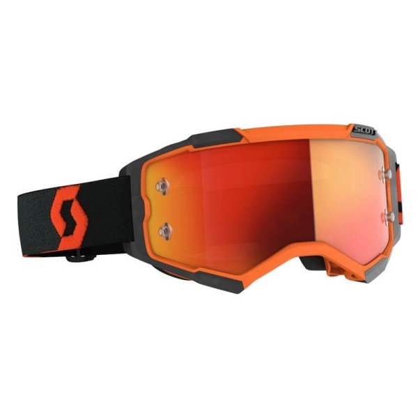 Scott Fury orange black motocross goggles
