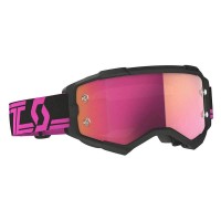 Occhialini motocross Scott Fury nero rosa