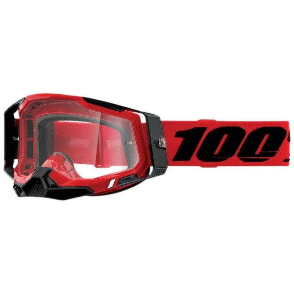 MASCHERINA OCCHIALI MASCHERA DA CROSS 100% STRATA 2 YELLOW OFFROAD MOTO  ENDURO