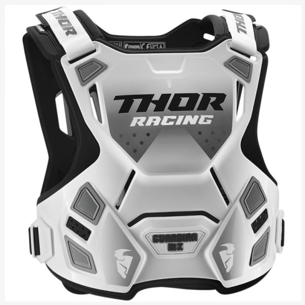 Chest Roost Protective Motocross THOR Guardian MX White