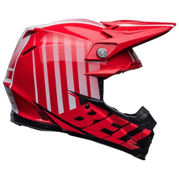 Casque motocross Bell Moto-9S FLEX Sprint rouge noir