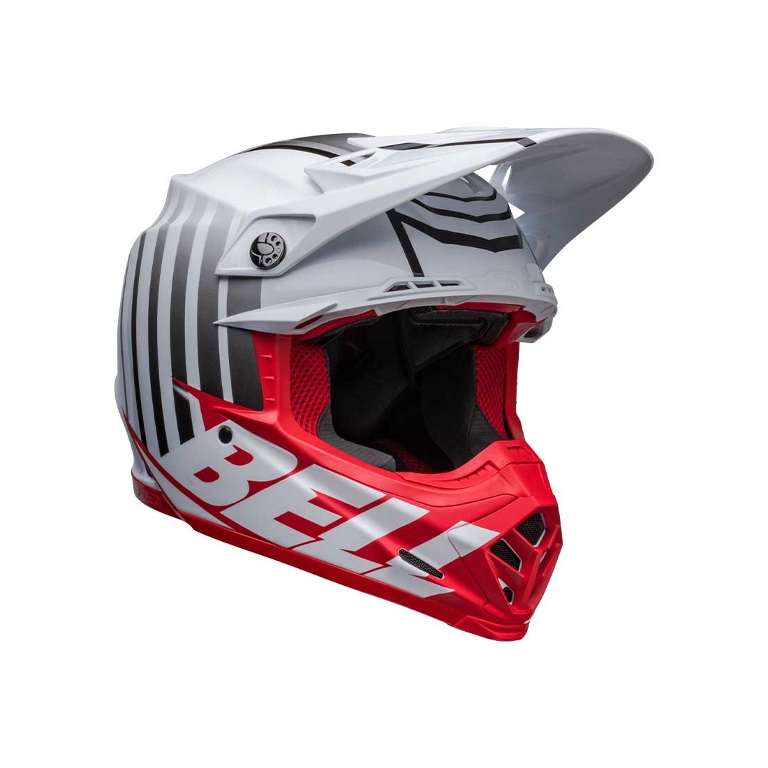 porte clés casque de moto rouge avec bande et étoile blanche 3d motard -  Conforama